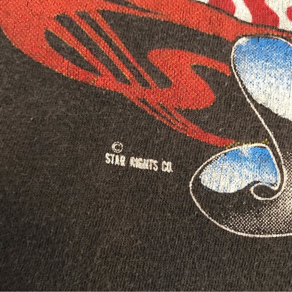 Original YES Concert Band Tee Drama Tour 1980 Chicago Amphitheater Vintage Fade - Picture 6 of 9